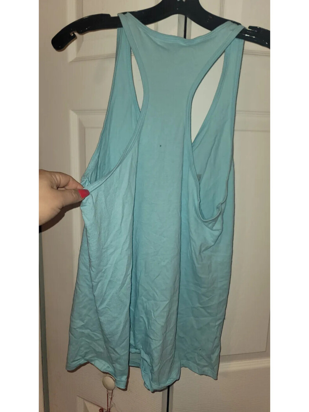 PIPER LOU ''I'M ONLY TALKING TO MY DOG TODAY' BLUE TANK TOP SIZE XXL - Picture 3 of 3